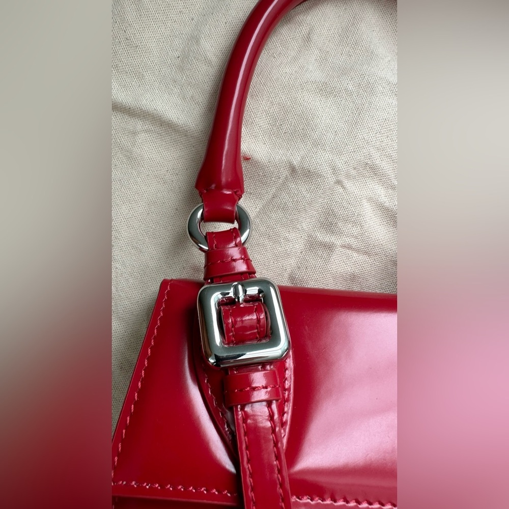 Jacquemus Red Leather Bag - Picture 15 of 16